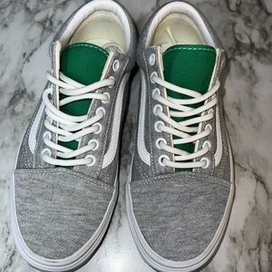 Vans Old Skool Coastal Grey, Blue Green sz 8
